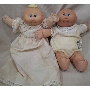 Pair of Vintage ORIGINAL Cabbage Patch Babies